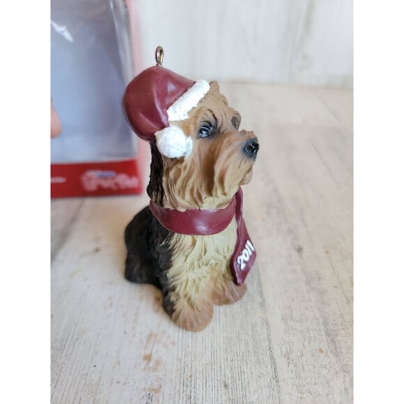 Pet smart Luv a pet Yorkshire terrier ornament puppy Xmas charity - Picture 6 of 7